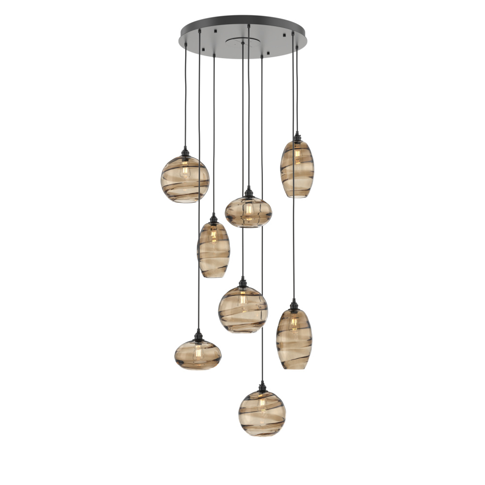 Misto Round 8pc Multi-Pendant
