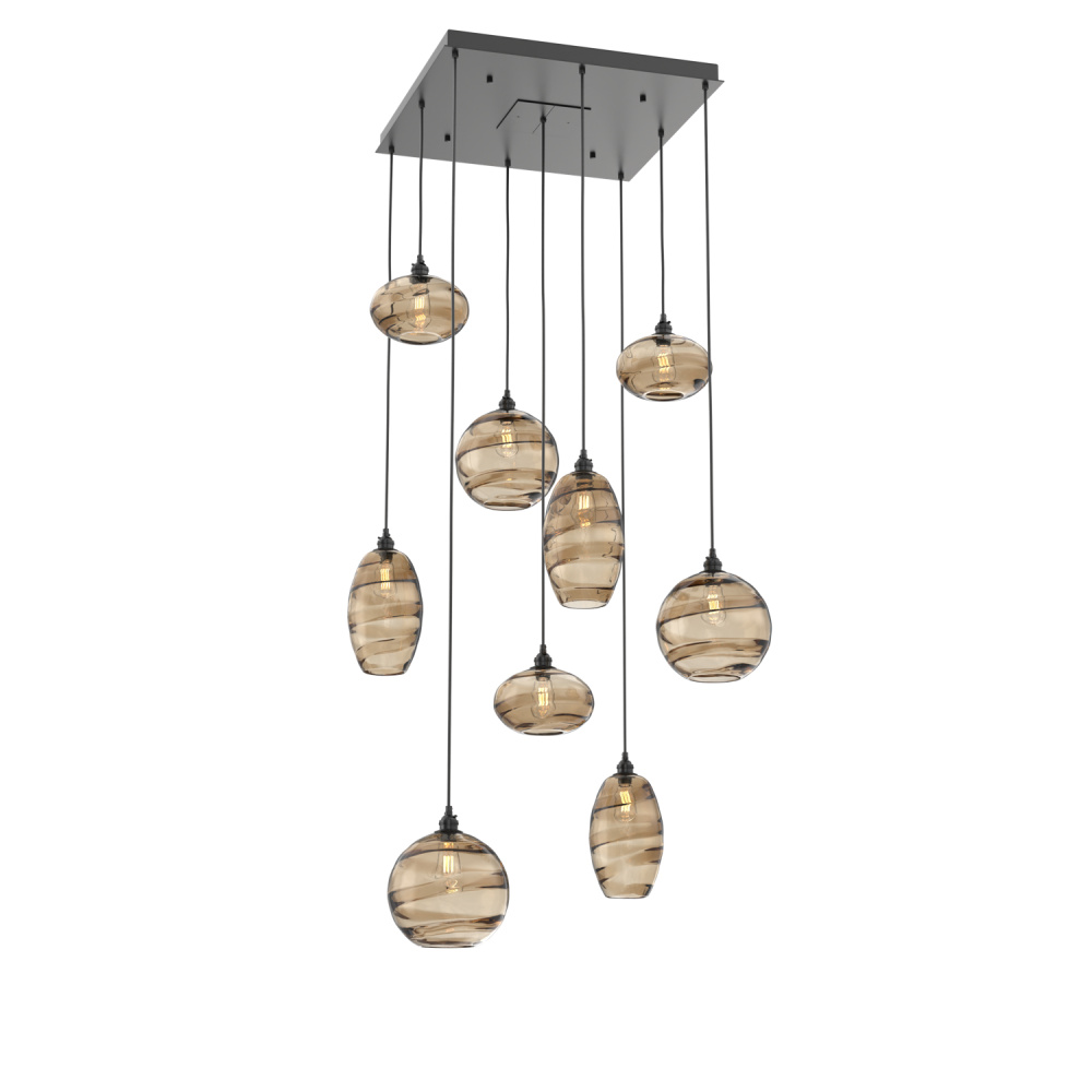 Misto Square 9pc Multi-Pendant