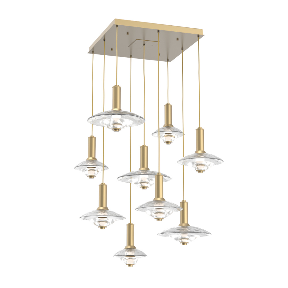 Cirrus Square 9pc Multi-Pendant
