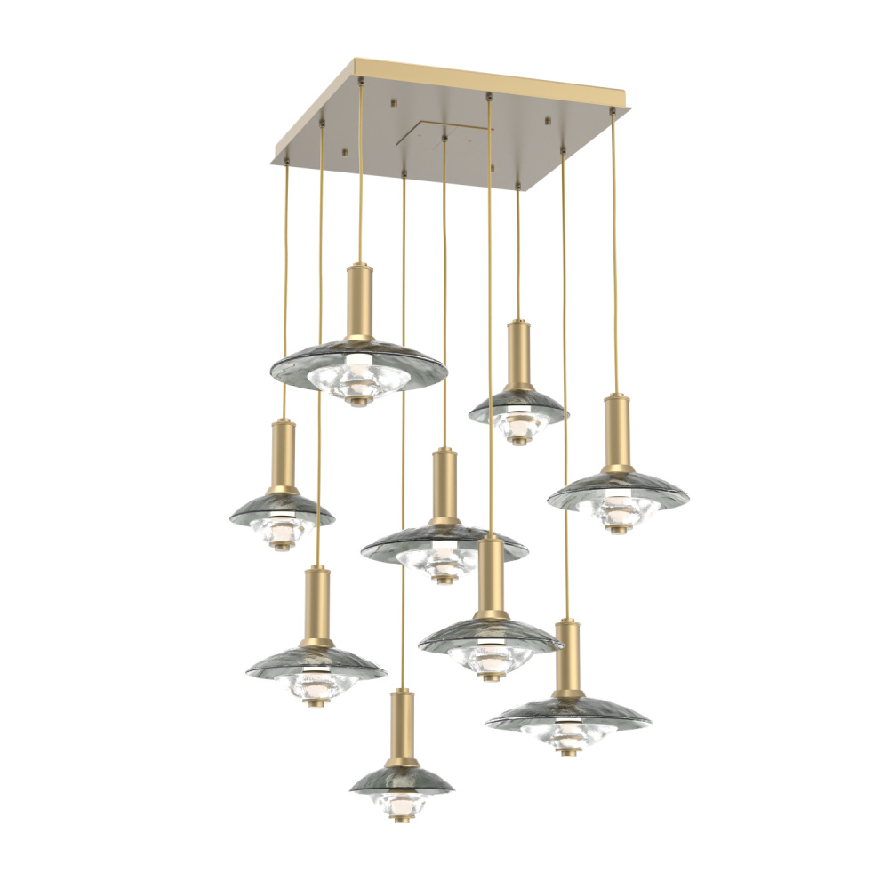 Cirrus Square 9pc Multi-Pendant