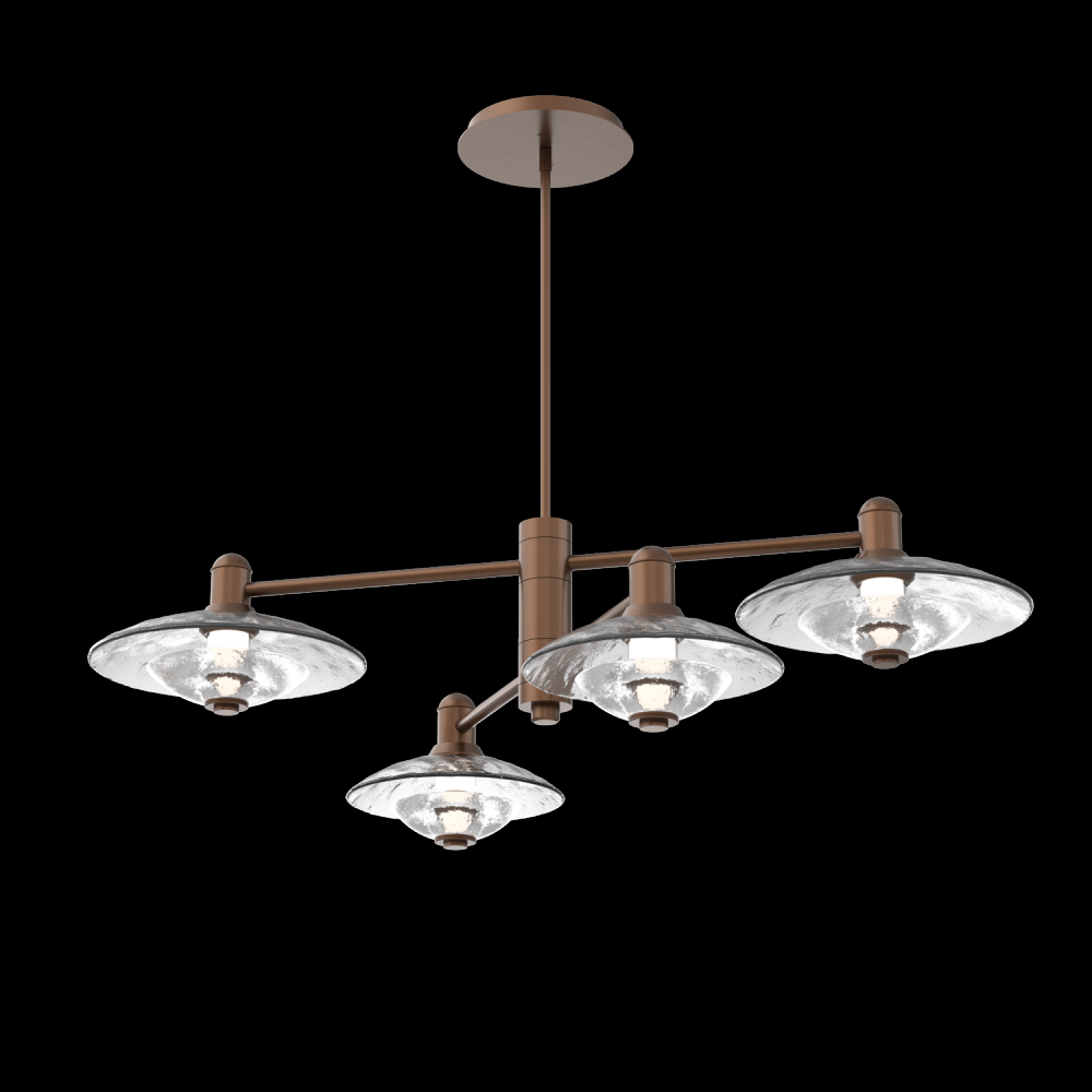 Mobile - 4pc - Cirrus (warm glass and cast glass)