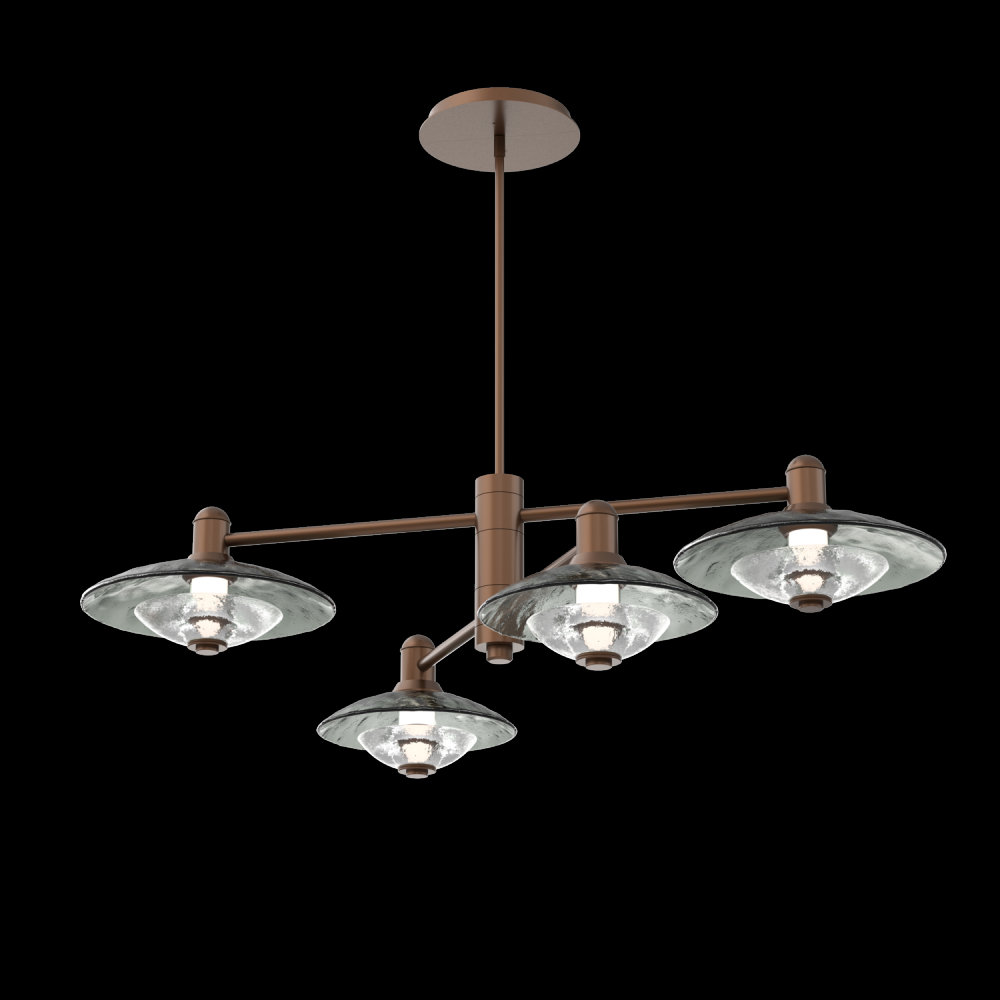 Mobile - 4pc - Cirrus (warm glass and cast glass)