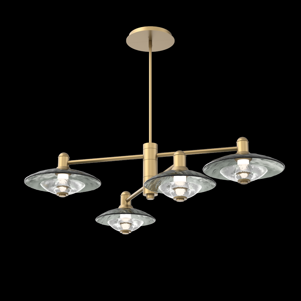 Mobile - 4pc - Cirrus (warm glass and cast glass)