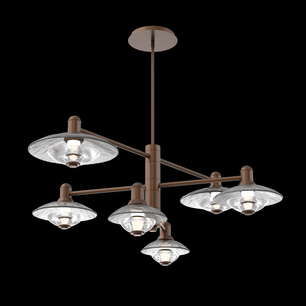 Mobile - 6pc - Cirrus (warm glass and cast glass)