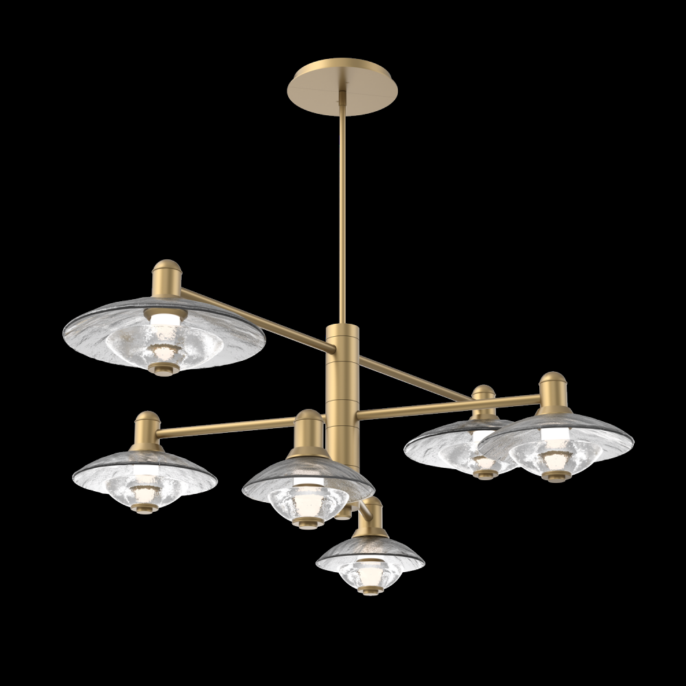 Mobile - 6pc - Cirrus (warm glass and cast glass)