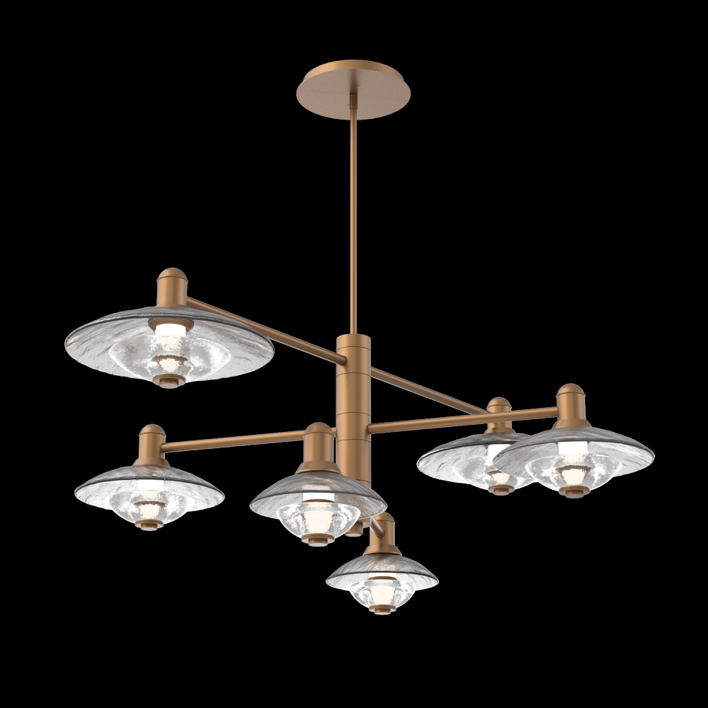 Mobile - 6pc - Cirrus (warm glass and cast glass)