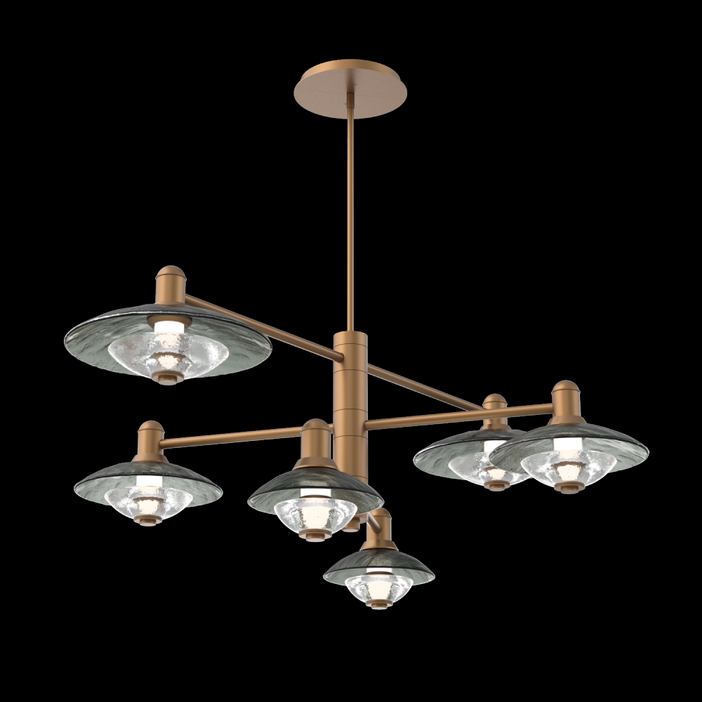 Mobile - 6pc - Cirrus (warm glass and cast glass)