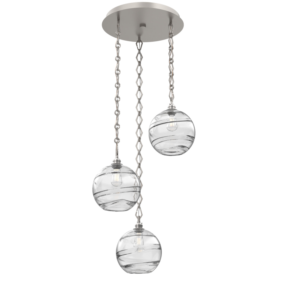 Terra Round 3pc Multi-Pendant Chain