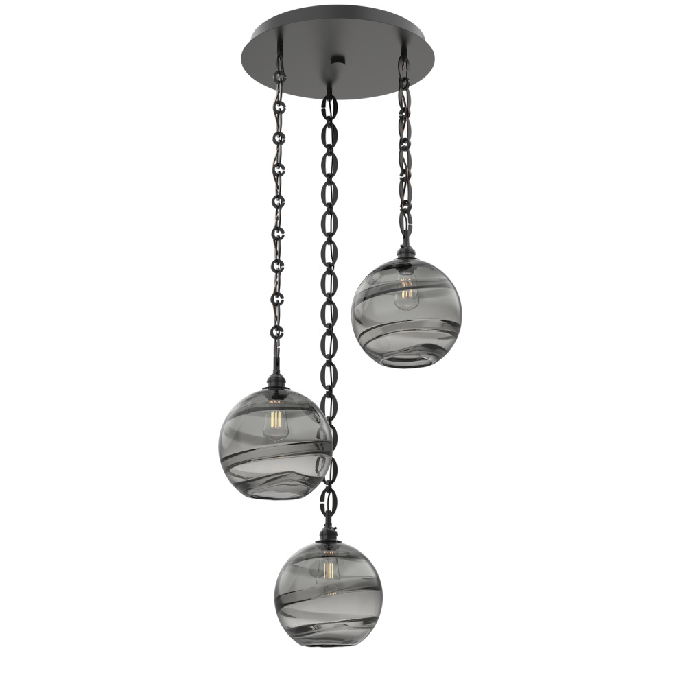 Terra Round 3pc Multi-Pendant Chain
