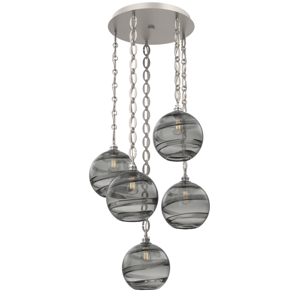 Terra Round 5pc Multi-Pendant Chain