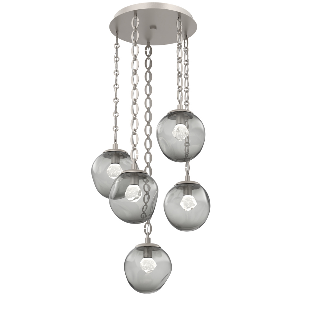 Aster Round 5pc Multi-Pendant Chain (LED)