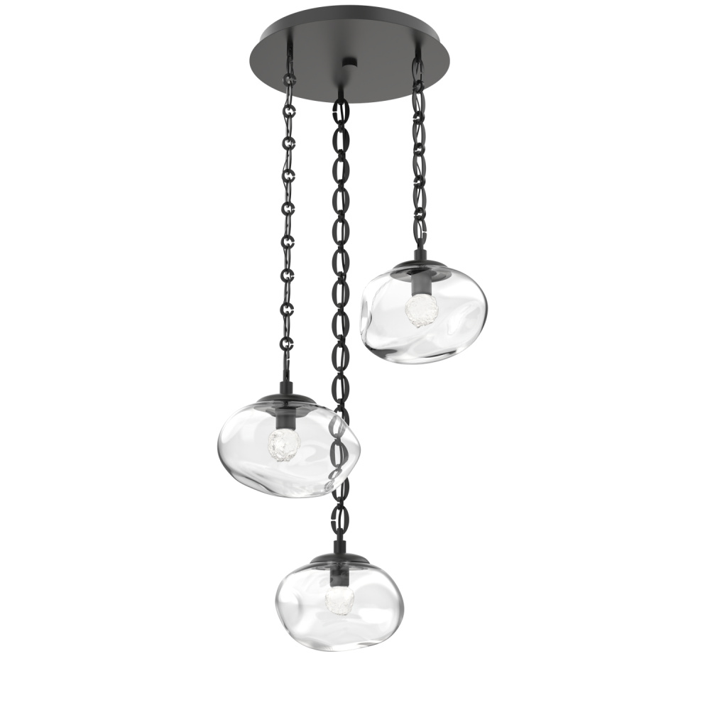 Nova Round 3pc Multi-Pendant Chain (LED)