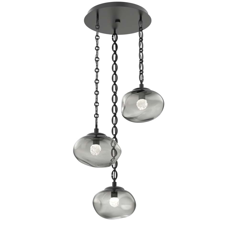 Nova Round 3pc Multi-Pendant Chain (LED)
