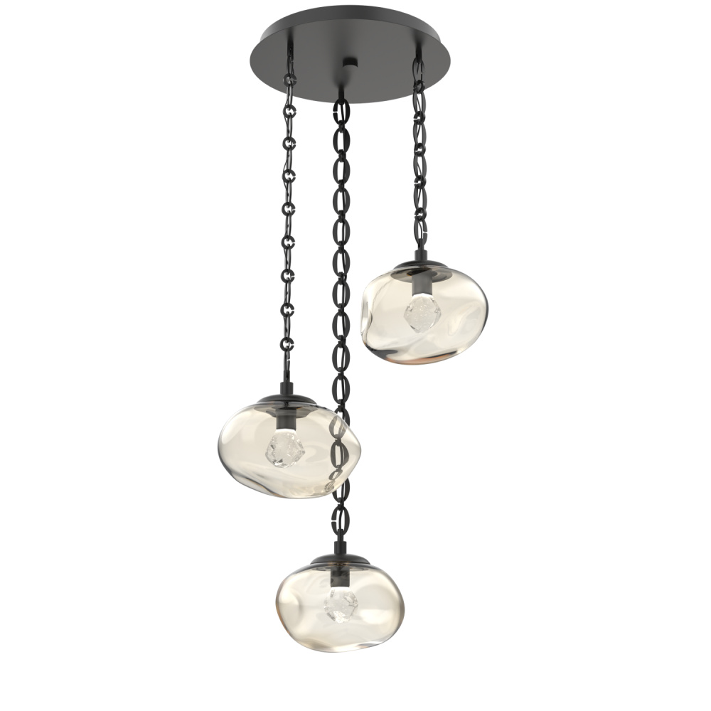 Nova Round 3pc Multi-Pendant Chain (LED)