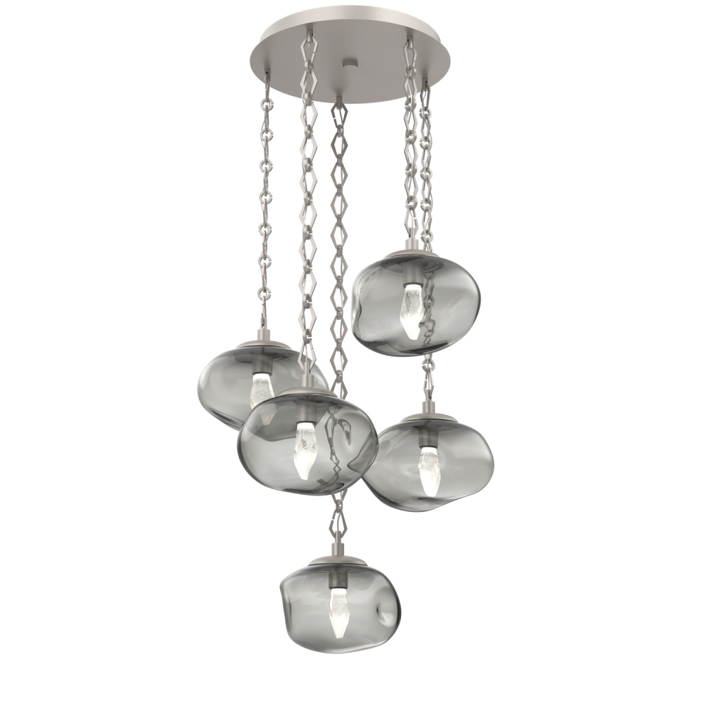 Nova Round 5pc Multi-Pendant Chain (LED)