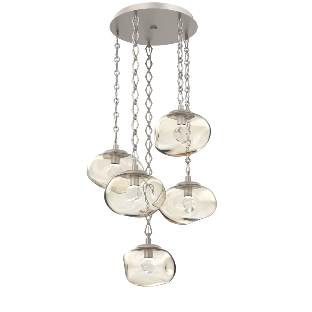 Nova Round 5pc Multi-Pendant Chain (LED)