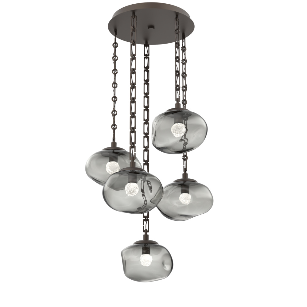 Nova Round 5pc Multi-Pendant Chain (LED)