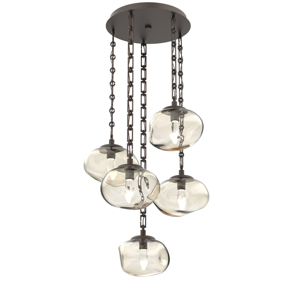 Nova Round 5pc Multi-Pendant Chain (LED)