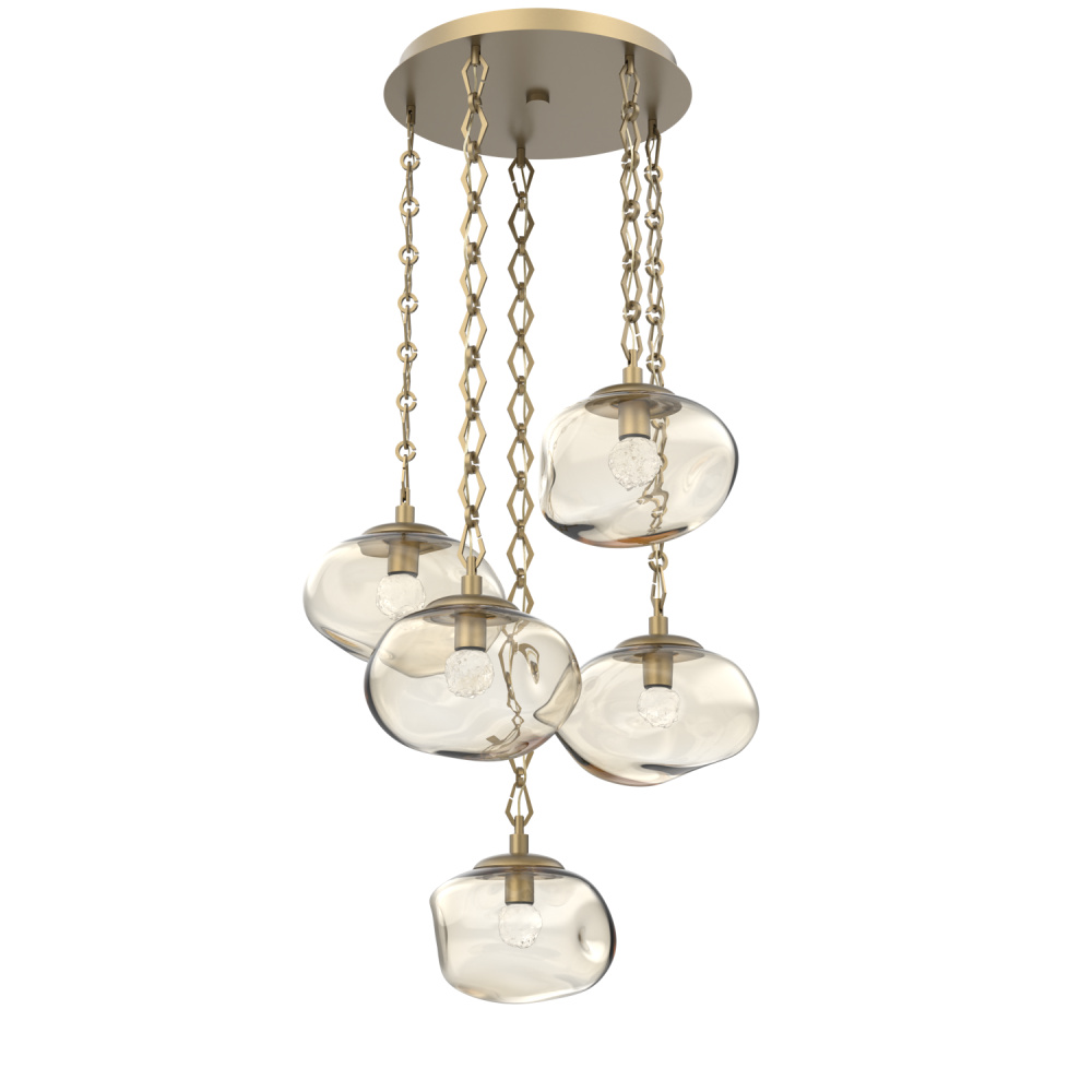 Nova Round 5pc Multi-Pendant Chain (LED)