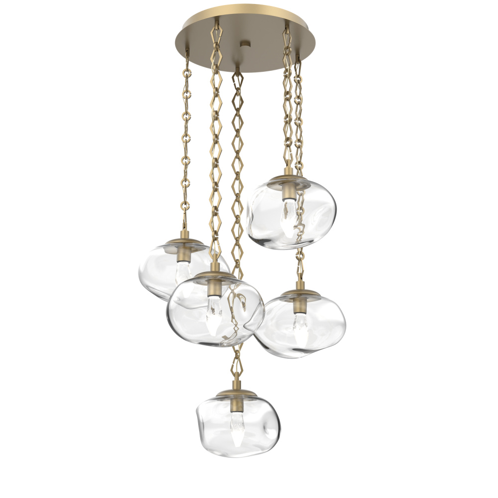 Nova Round 5pc Multi-Pendant Chain (LED)