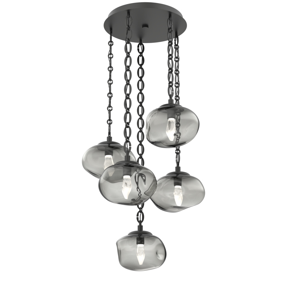 Nova Round 5pc Multi-Pendant Chain (LED)