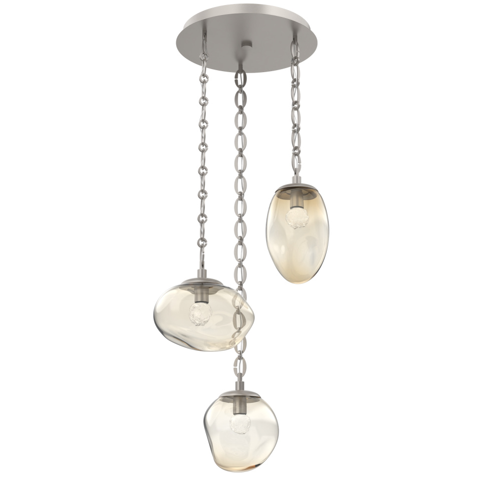 Cosmos Round 3pc Multi-Pendant Chain (LED)
