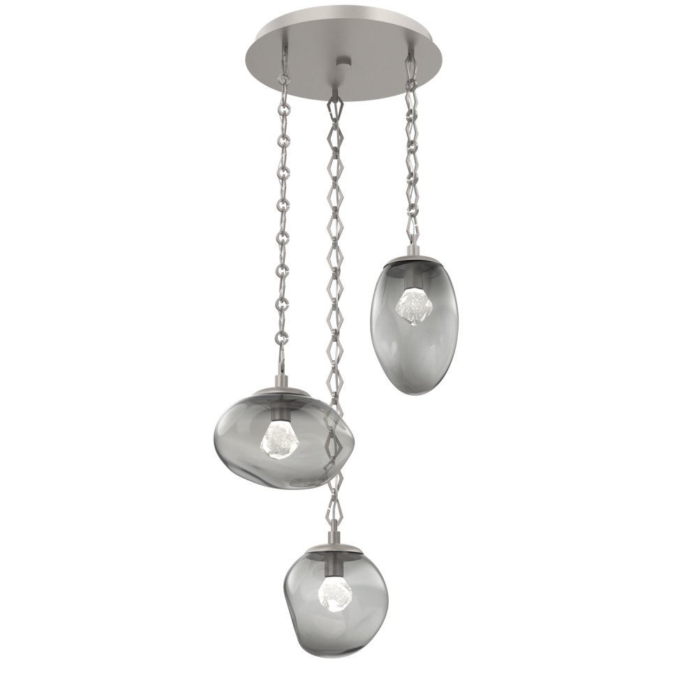 Cosmos Round 3pc Multi-Pendant Chain (LED)