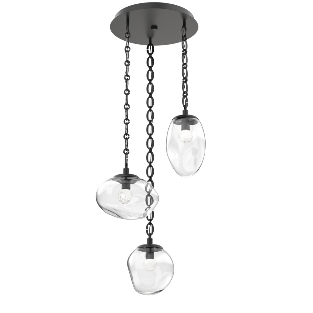 Cosmos Round 3pc Multi-Pendant Chain (LED)