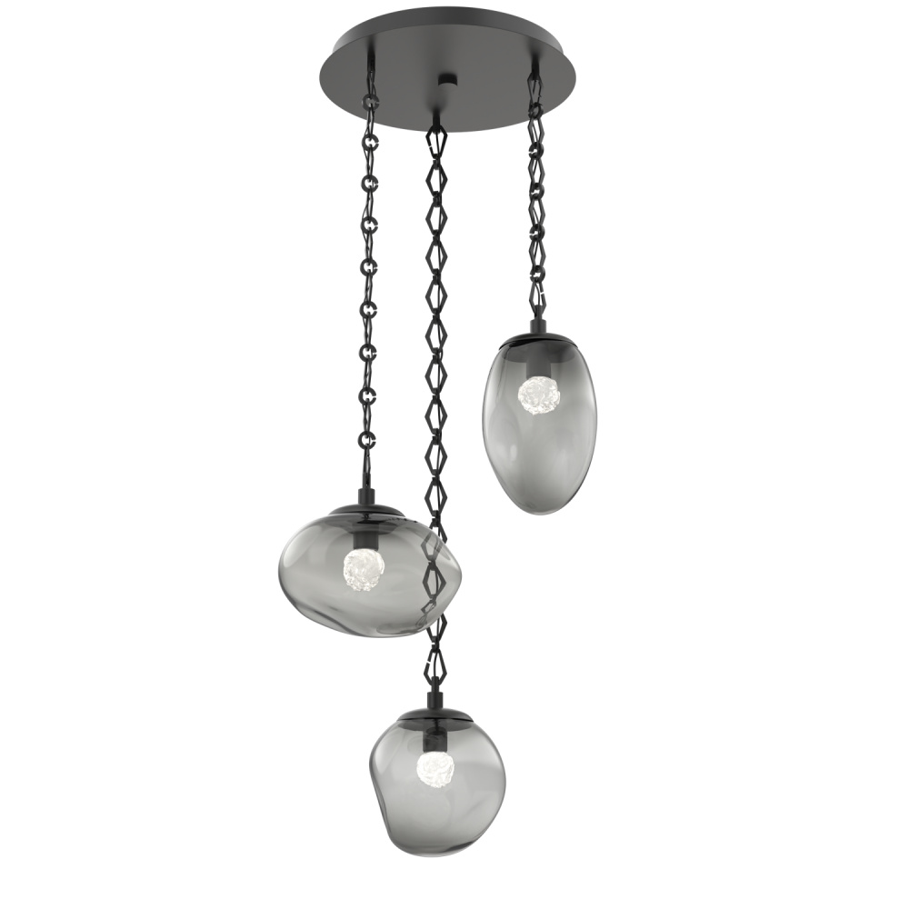 Cosmos Round 3pc Multi-Pendant Chain (LED)