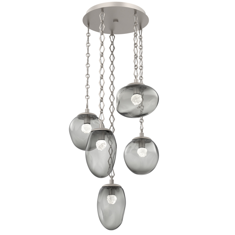 Cosmos Round 5pc Multi-Pendant Chain (LED)