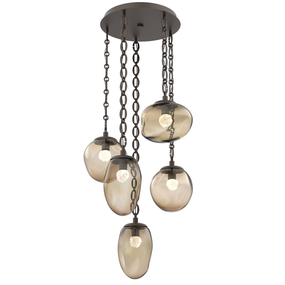 Cosmos Round 5pc Multi-Pendant Chain (LED)