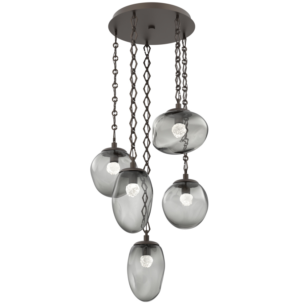 Cosmos Round 5pc Multi-Pendant Chain (LED)