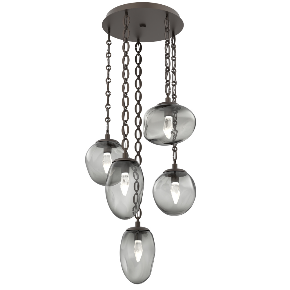 Cosmos Round 5pc Multi-Pendant Chain (LED)