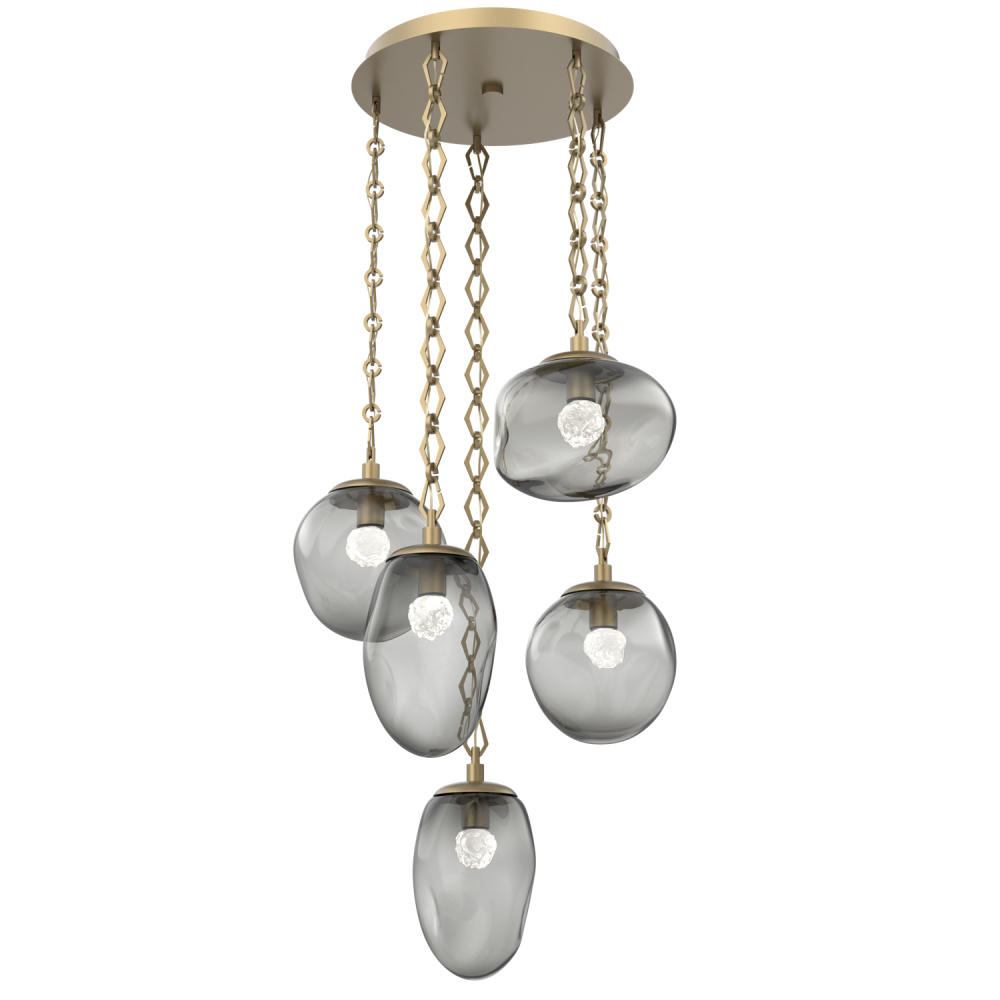 Cosmos Round 5pc Multi-Pendant Chain (LED)