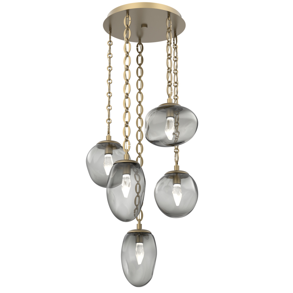 Cosmos Round 5pc Multi-Pendant Chain (LED)
