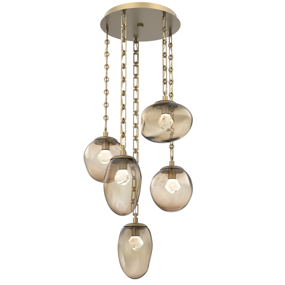 Cosmos Round 5pc Multi-Pendant Chain (LED)