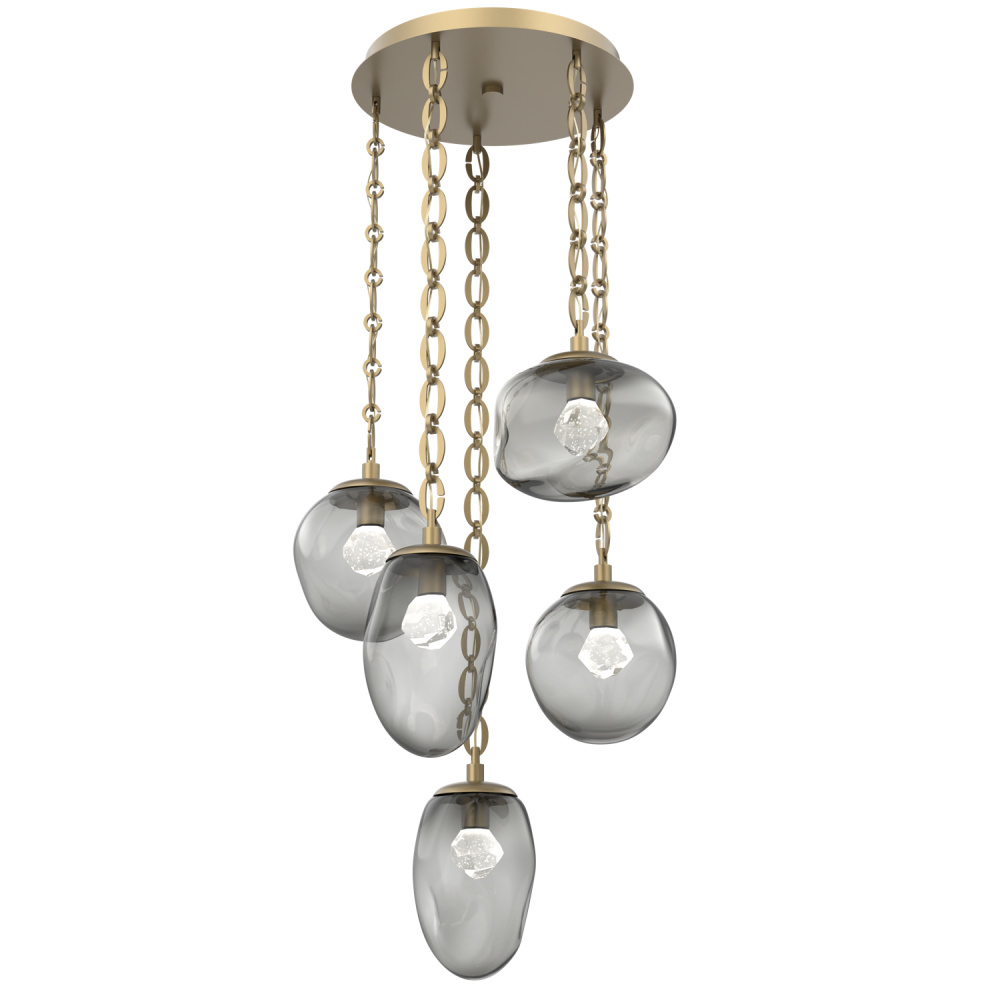 Cosmos Round 5pc Multi-Pendant Chain (LED)