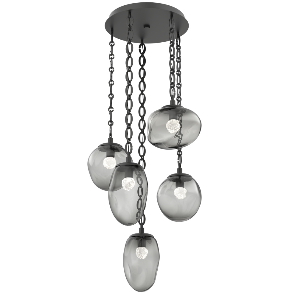 Cosmos Round 5pc Multi-Pendant Chain (LED)