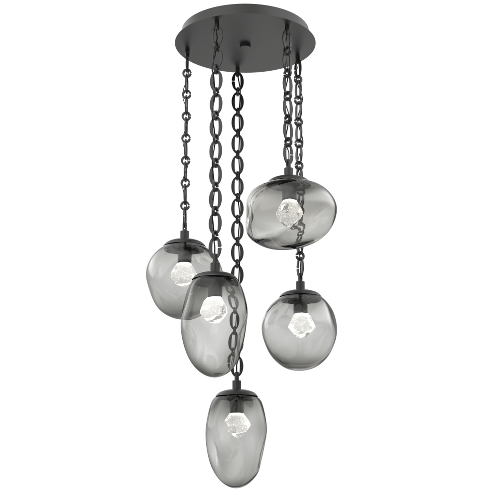 Cosmos Round 5pc Multi-Pendant Chain (LED)