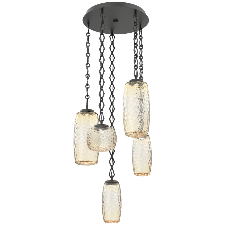 Vessel Round Chain 5pc Multi-Pendant