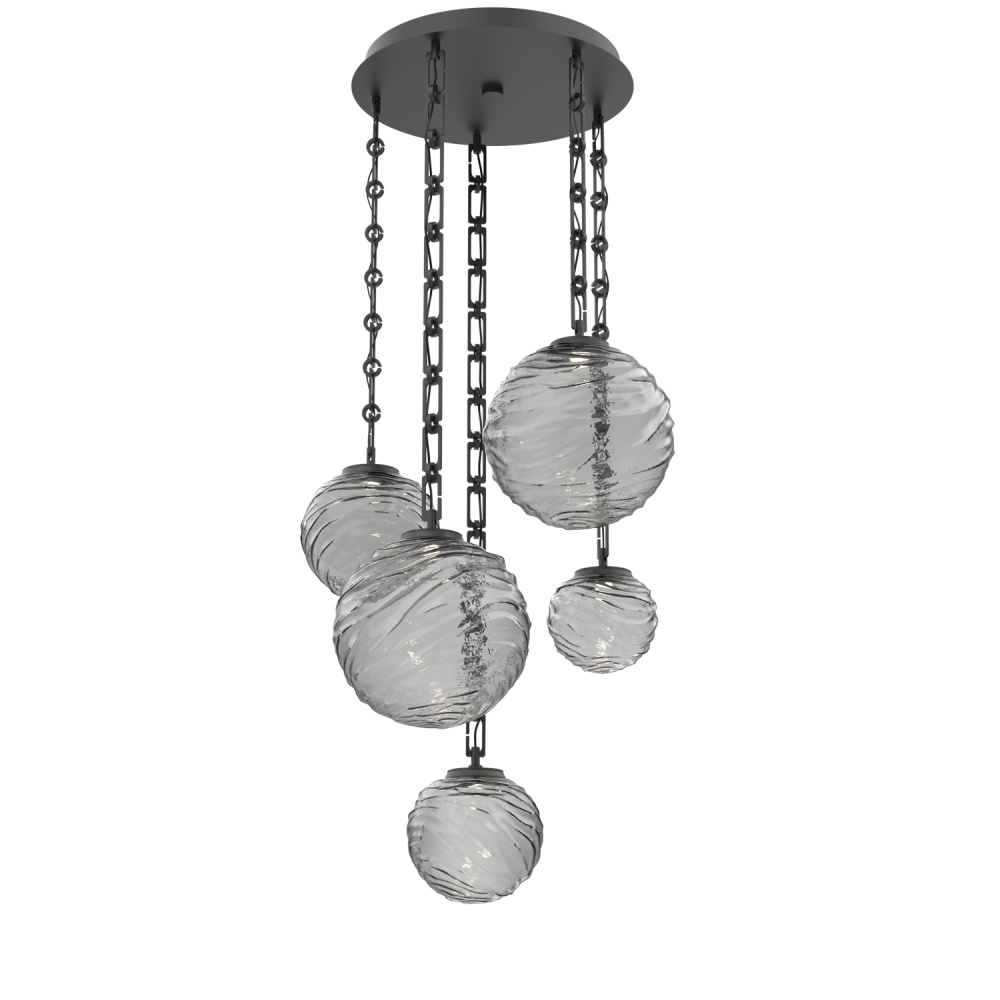 Gaia Round Chain 5pc Multi-Pendant