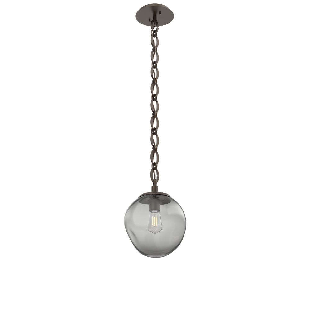 Aster Round Single Pendant with Chain (Bulb)