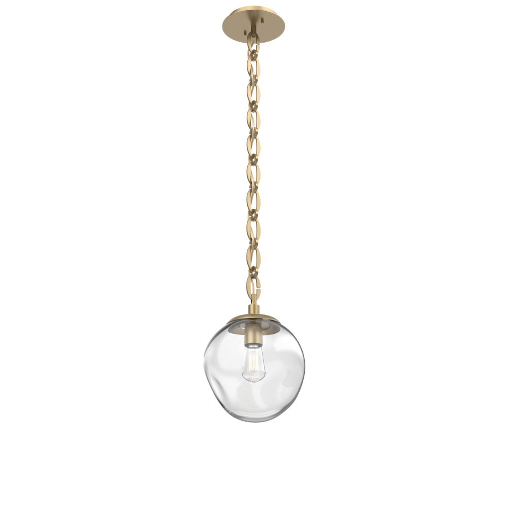 Aster Round Single Pendant with Chain (Bulb)