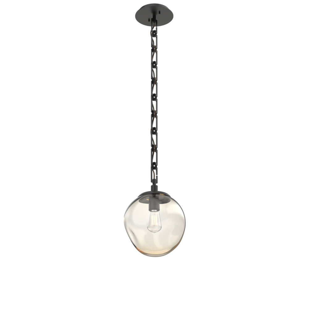 Aster Round Single Pendant with Chain (Bulb)