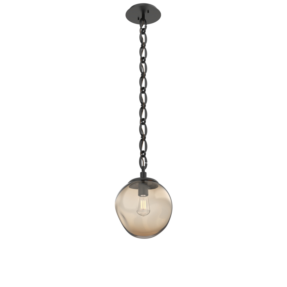 Aster Round Single Pendant with Chain (Bulb)