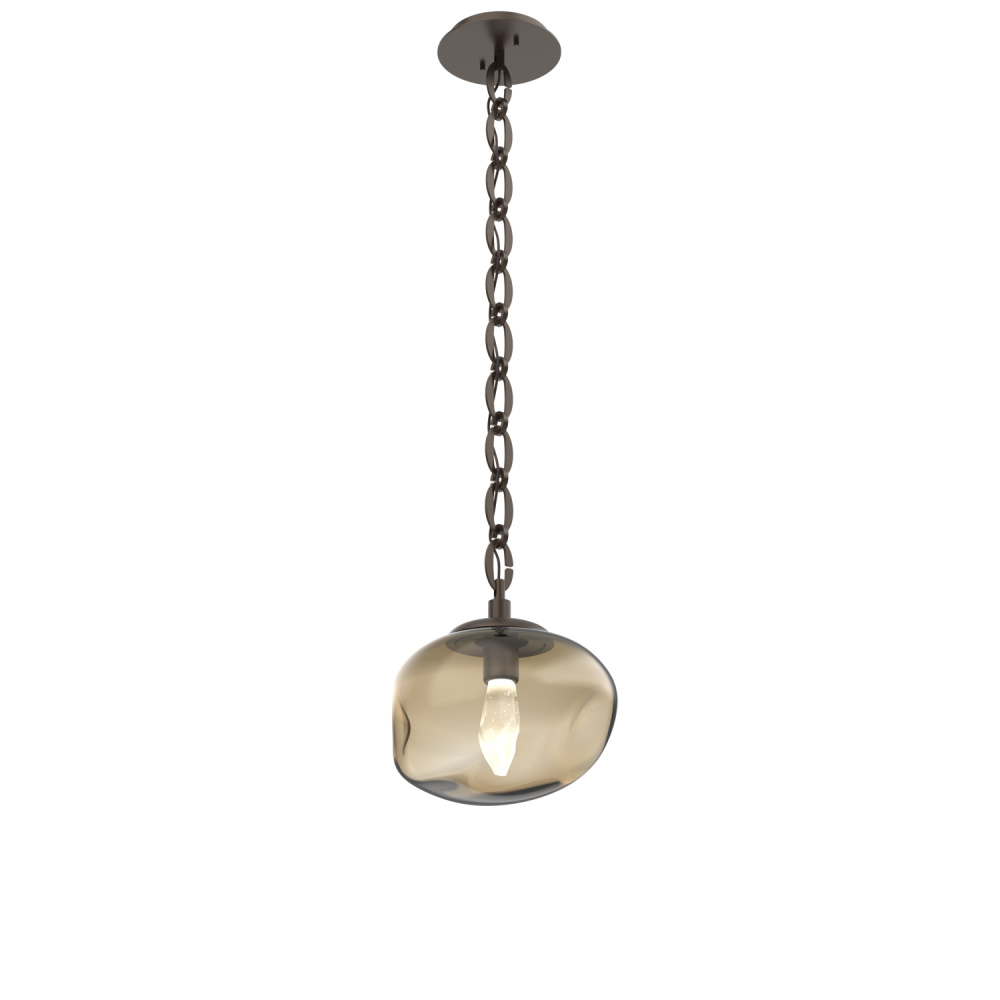 Nova Round Single Pendant Chain (LED)