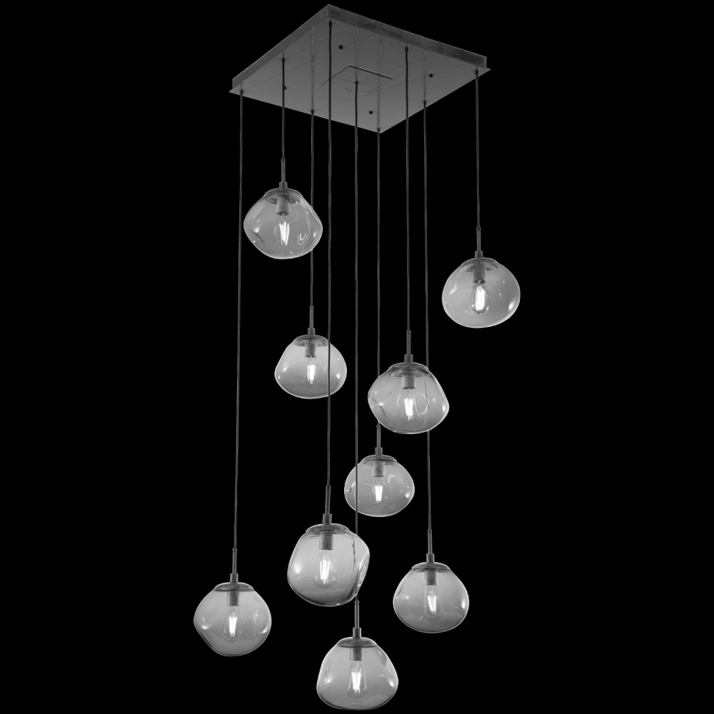 Nova Square 9pc Multi-Pendant (Bulb)