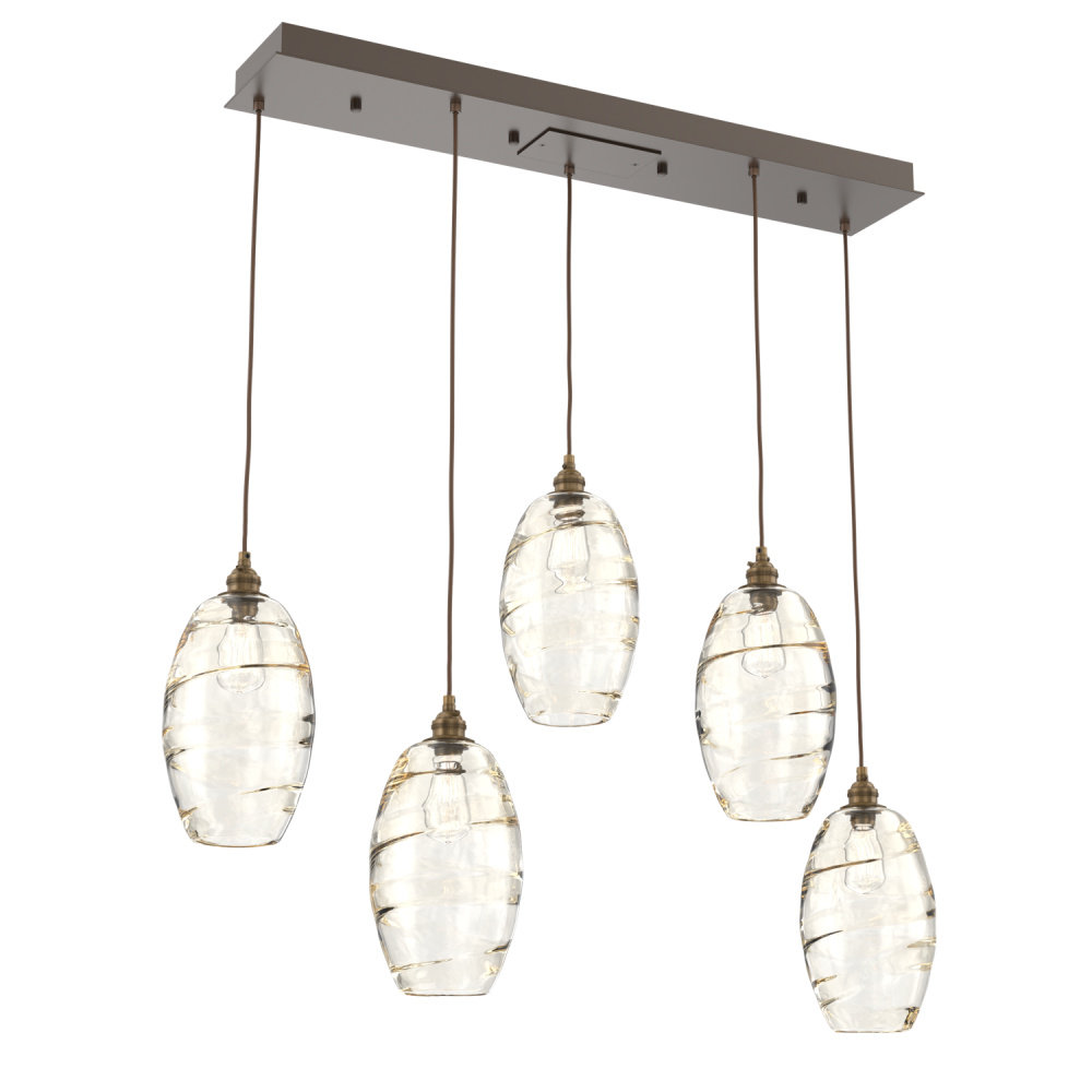 Ellisse Linear 5pc Multi-Pendant