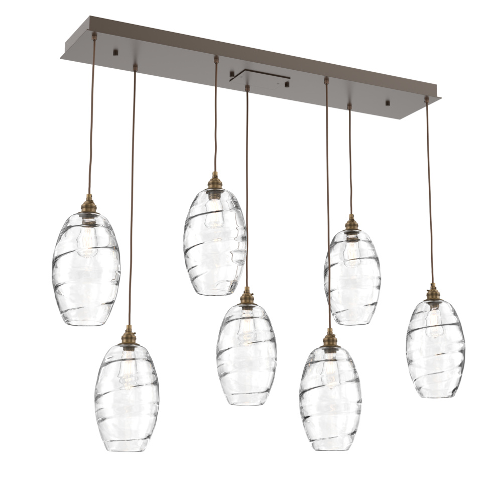 Ellisse Linear 7pc Multi-Pendant