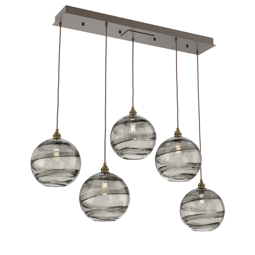 Terra Linear 5pc Multi-Pendant